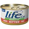LIFE PET CARE Life cat kitten con manzo 85 gr