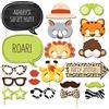 Lepidi Kit Puntelli per Cabina Fotografica, 20 Pezzi Puntelli per Foto di Feste, Animali Photo Booth Puntelli, Divertente Foresta Animale Oggetti Scena per Foto a Tema per Feste Compleanno, Baby Shower