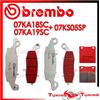 Brembo Pastiglie Freno BREMBO Anteriori SC+Posteriori SP PER SUZUKI SV S 650 1999 2000