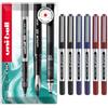 Uni-ball Eye Micro Ub-150 - Penna a inchiostro gel, 0,5 mm, confezione da 6-2 pezzi, 2 blu, 2 x rosso