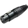 Neutrik NC3FX-BAG - Connettore XLR femmina nero