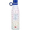 Legami - Bottiglia Termica, 800 ml, Borraccia leggera e resistente, Chiusura ermetica,12 Ore Bevande calde 24 Ore fredde, ecologica, Manico in Silicone rimovibile, in Acciaio inox, senza BPA
