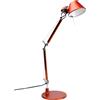 Artemide Tolomeo Micro Lampada da tavolo Rosso anodizzato