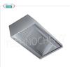 Cappa aspirante inox 430 a Parete senza Motore, con 3 filtri grasso a labirinto, peso 75 Kg, dim.mm.1600x1400x450h