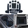CDEFG Compatibile con Hyundai Tucson NX4 2022 2021 2023 2024, Tappetino Antiscivolo Antipolvere Antigraffio Tucson NX4 Tappetini in Gomma Portabicchieri Auto Tucson 2024 Accessori (Blu)
