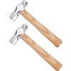 PH PandaHall Martello Con Penna A Sfera In Acciaio Al Carbonio - Doppia Faccia Portatile per Gioielli In Metallo, Officina Domestica, Riparazione, Stampaggio - 15.5 cm