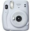 FUJIFIILM INSTAX MINI 11 Fujifilm instax mini 11 Ice White | Fotocamera a sviluppo istantaneo | Modalità Selfie | Esposizione Automatica | Foto Formato mini 62 x 46 mm
