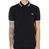 Fred Perry POLO M3600 NAVY/DARKCARAMEL-R63 S