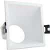 Faretto da Incasso Quadrato Foro 85x85mm Luce Asimmetrica GU10