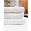 Asciugamani bagno in spugna bianchi Hotel, 100x150-conf-da-5