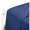 Lenzuolo sopra TINTA UNITA in cotone coordinabile letto 1 piazza Caleffi, blu