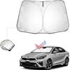 BIBIBO parasole per parabrezza auto con Kia Ceed Proceed XCeed SW GT 2018-2025, protezione solare per auto, qualità certificata, pieghevole, con protezione UV