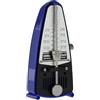 Wittner Metronomo Taktell Piccolo Serie 830 - Custodia in plastica - Senza campana - Blu - Meccanico a carica - Non sono necessarie batterie - Made in Germany
