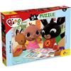 Liscianigiochi- Bing Divertiamoci Insieme Gicoco per Bambini-Puzzle, 24 Pezzi, Multicolore, 77984