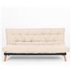 EvergreenWeb Divano Letto Futon trasformabile in Divano click clack con letto matrimoniale | Sakè Beige