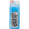 Prym 393245 NF - Bottoni Automatici Colo Snaps, a Forma di Stella, Colore: Argento