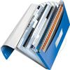 LEITZ WOW Archivio a soffietto 6 scomparti - Blu metallizzato - 45890136