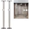 TYESTAND ST-2 Staffe per lavello sottotop, regolabili gambe per lavello sottopiano in acciaio inox, per l'installazione e la riparazione di lavelli da cucina (41-75 cm)