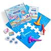 hand2mind Caccia al Numero con Lo Squalo Martello di Learning Resources, Gioco di Matematica per Bambini, Gioco educativo su addizione e sottrazione, Giochi di Matematica per i 5 Anni