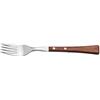 ARCOS Manchega Forchetta da Tavola Acciaio 18/10 Legno Marrone 100 mm | Perfetta per la tavola. Robusta forchetta in acciaio inossidabile 18/10 con elegante manico in legno.