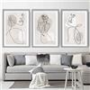 Artze Wall Art Wall Art - Stampa artistica da parete astratta, formato A1, colore: Grigio
