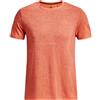 UNDER ARMOUR T-shirt Seamless Uomo Frosted Orange/Reflective