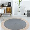 VINILIKO, Tappeto in vinile, Rattan Blue [Diam] 100