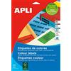 APLI Self-Adhesive Labels 210 x 297mm Red Rosso 20pezzo(i) Etichetta autoadesiva
