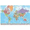 Grupo Erik Mappamondo Da Parete - Poster Da Parete 61 x 91,5 cm: Cartina Geografica Mondo Gigante | Planisfero con Bandiere del Mondo Editato in Italiano Grande