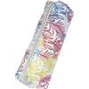 Online - Astuccio premium per ragazzi e ragazze, astuccio portamatite, con motivo arcobaleno e foglie, pratica chiusura lampo, 1 scomparto ideale per scuola, università e ufficio, 04001/6