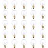 Kavolet 25 Pezzi G40 LED Lampadina di Ricambio, 7W Globo Trasparente, E12 Base, per Decorazione Patio Esterno casa Festa Nuziale