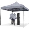 All Seasons Gazebos | 3x3m Pop Up Gazebo | Resistente, completamente impermeabile, di qualità superiore (Grigio Metallizzato)