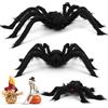 Wishstar Ragno di Halloween 3 Pezzi, Ragno Gigante Halloween Grande, 75 cm, 60 cm, 30 cm, Ragno di Peluche Horror Gigante, Decorazione Ragno, Adatta per Decorazioni di Halloween