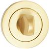 Fabricación Española Manivelas A48JDR50LM Set Chiusura Bagno, Dorato Opaco