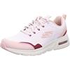 Skechers 149945 Bkw, Sneaker Donna, Rete Nera Con Finiture Bianche, 41 EU