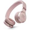 JBL LIVE 460NC, Cuffie On-Ear Wireless Bluetooth con Cancellazione Adattiva del Rumore, Cuffia Pieghevole Senza Fili per Musica, Chiamate e Sport, Fino a 50h di Autonomia, Colore Rosa