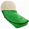 Kaiser 67217-48 - Sacco per bambino in vello d'agnello per Brio Go, colore: Bianco/Verde