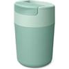 Joseph Joseph Sipp - Tazza da viaggio per caffè e the, con coperchio, a prova di perdite, riutilizzabile- 340 ml, Verde