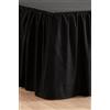Jotex Zack - Coprimaterasso in cotone biologico al 100%, altezza 60 cm, 90 x 200 cm, colore: Grigio/Nero