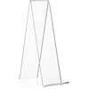 VITAdisplays espositore inclinato, supporto per libri, supporto per prodotti come fermalibri ed espositore in PLEXIGLAS originale (trasparente, 20,0 cm)