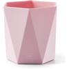 Miquelrius - Portapenne da scrivania, Organizer da scrivania con design soft touch, Struttura robusta, Ideale per ufficio, Scrivania o studio, Conservazione di forniture, Rosa
