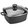 Lacor 25829 - Casseruola quadrata con Coperchio in vetro Forte 28 cm...
