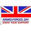 AZ FLAG Bandiera Giornata delle Forze Armate di Regno Unito 150x90cm - Bandiera British Armed Forces Day 90 x 150 cm