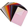 BENECREAT 20PCS Tessuto Fodera per Portagioie con Retro Adesivo in Velluto di Coloremisto, Durevole e Resistente all'Acqua per Arte e Artigianato