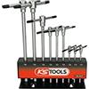 KS Tools 158.5211 Espositore di 9 chiavi Torx a manico in T/9 pezzi