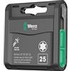 Wera - 05057778001 - Serie inserti, Bit-Box 20 TX HF, TX 25 x 25 mm, 20 pezzi