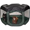 Furhaven Pop Up Playpen Pet Tent Playground - Hunter Green, Extra Large