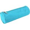 Waytex 931283 - Astuccio rotondo 21 cm, diametro 7,5 cm, tessuto blu cielo tinta unita