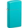 Zippo Accendino, Slim Flat Turchese, 1 x 3,5 x 5,5 cm (49529), Metallo