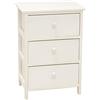 King Collection C656833 Cassettiera 3 Cassetti Legno